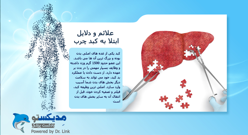 علائم و دلایل ابتلا به کبد چرب